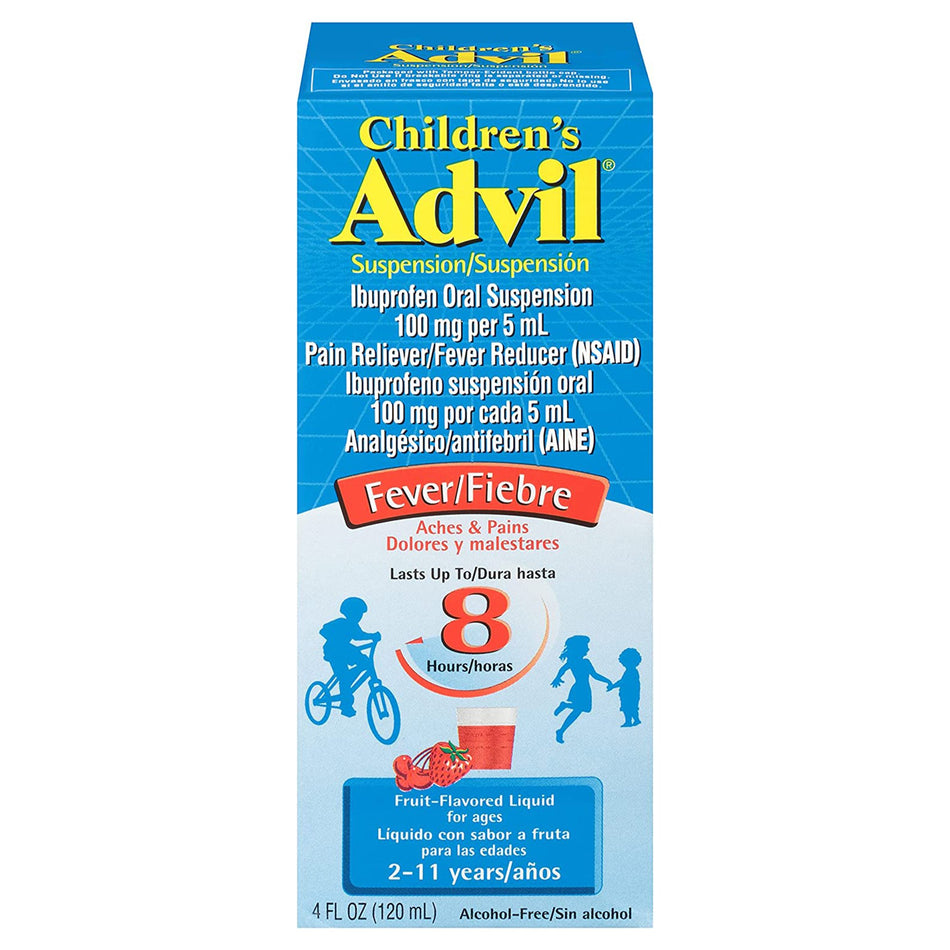 Children's Pain Relief Advil® 100 mg / 5 mL Strength Ibuprofen Oral Suspension