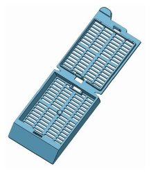 Embedding Cassette Fisher HealthCare™ Sure-Tek™ 2 Blue