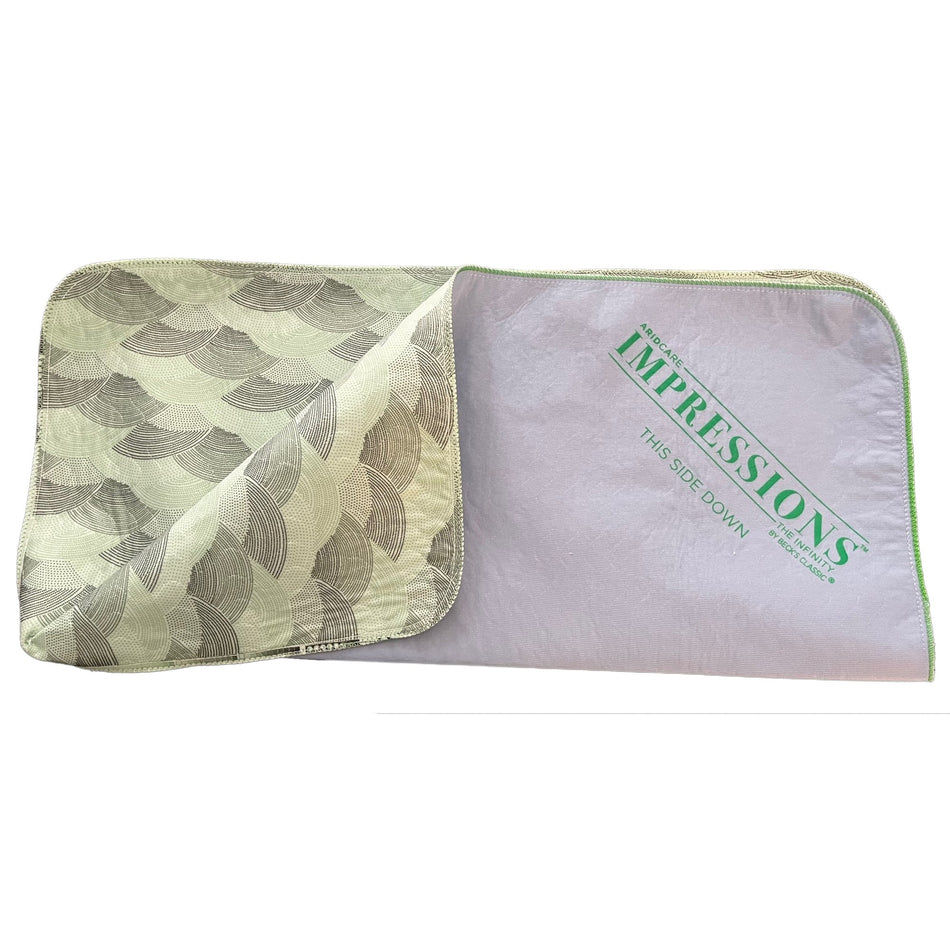 Reusable Underpad Impressions™ by Beck's Classic® 34 X 36 Inch Moderate Absorbency