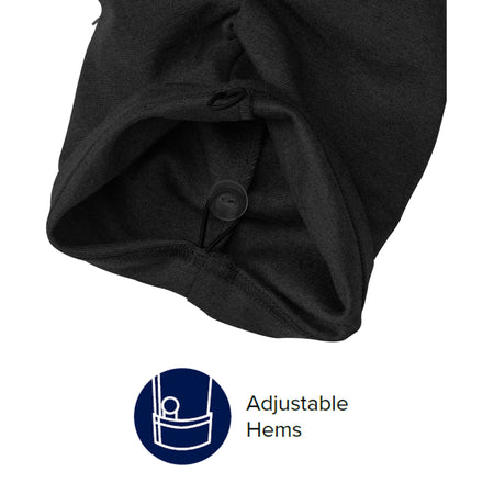 Silverts® Open Back Adaptive Pants, X-Large, Black