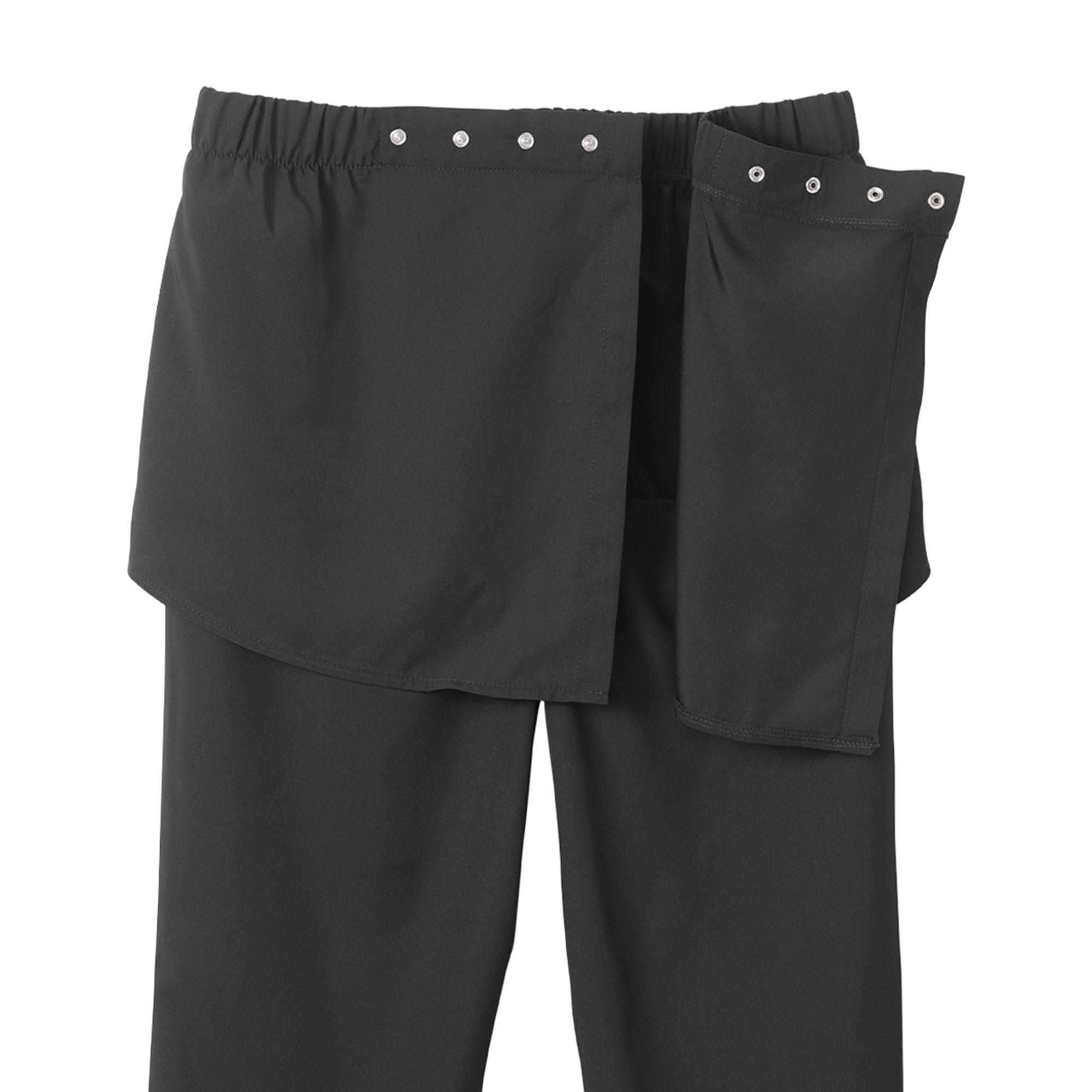 Adaptive Pants Silverts® Open Back X-Large Black Female