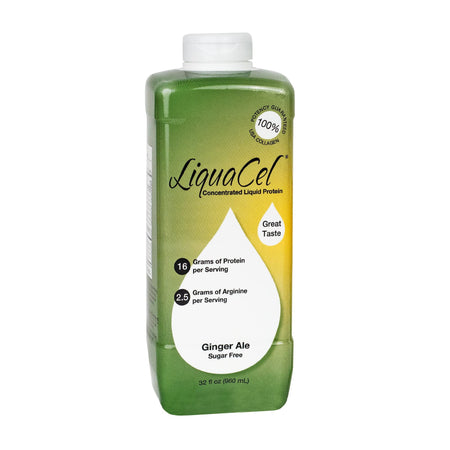 LiquaCel® Ginger Ale Concentrated Liquid Protein, Sugar Free, 32-ounce Bottle - Nutritionals and Feeding Supplies>Nutritio...