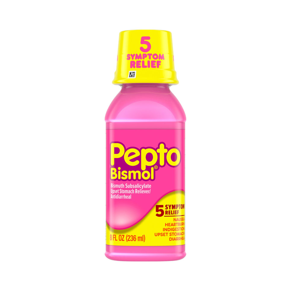 Anti-Diarrheal Pepto Bismol® 262 mg Strength Liquid 8 oz.