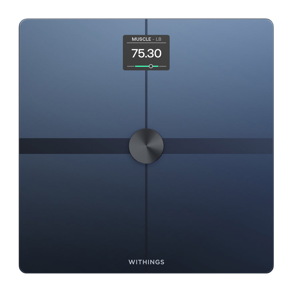 Total Body Composition Analyzer Step On Withings LCD Display 5 -> 200kg (9 -> 440lb) Black