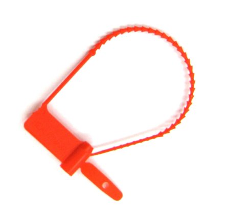 Tamper Evident Seal Cynch-Loks Numbered Red Plastic 6 Inch Length - Housekeeping>Locks and Safety Seals - Healthmark Indus...