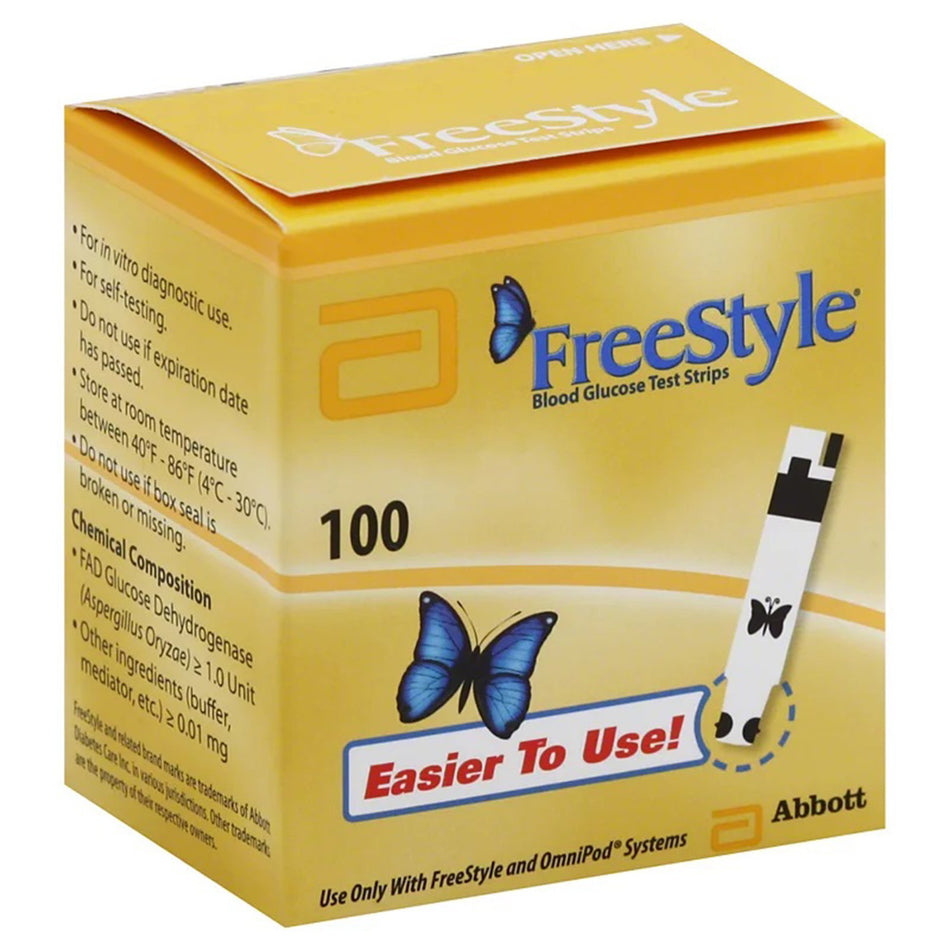 Blood Glucose Test Strips FreeStyle® 50 Strips per Pack