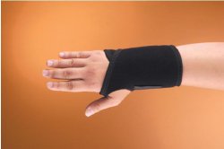 Wrist Brace Modabber™ Aluminum / Neoprene Right Hand Black One Size Fits Most - Orthopedic>Immobilizers, Splints and Suppo...