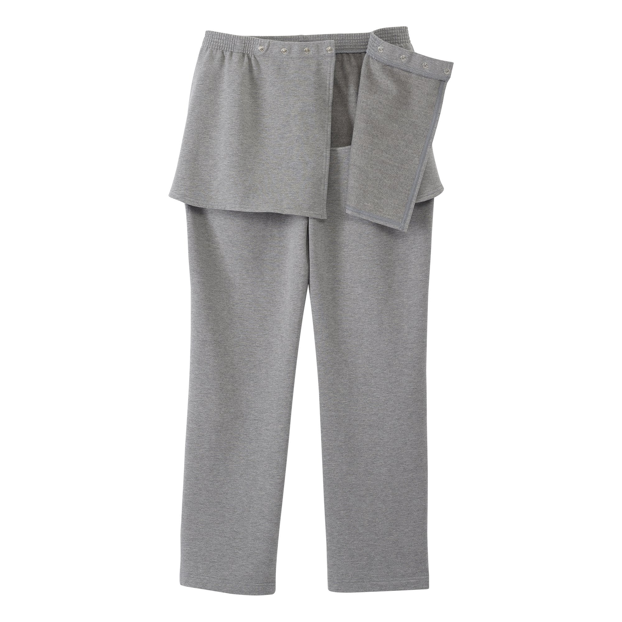 Adaptive Pants Silverts® Open Back X-Large Heather Gray Female