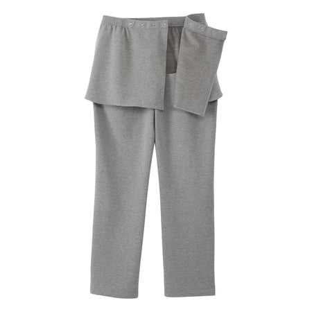 Adaptive Pants Silverts® Open Back X-Large Heather Gray Female