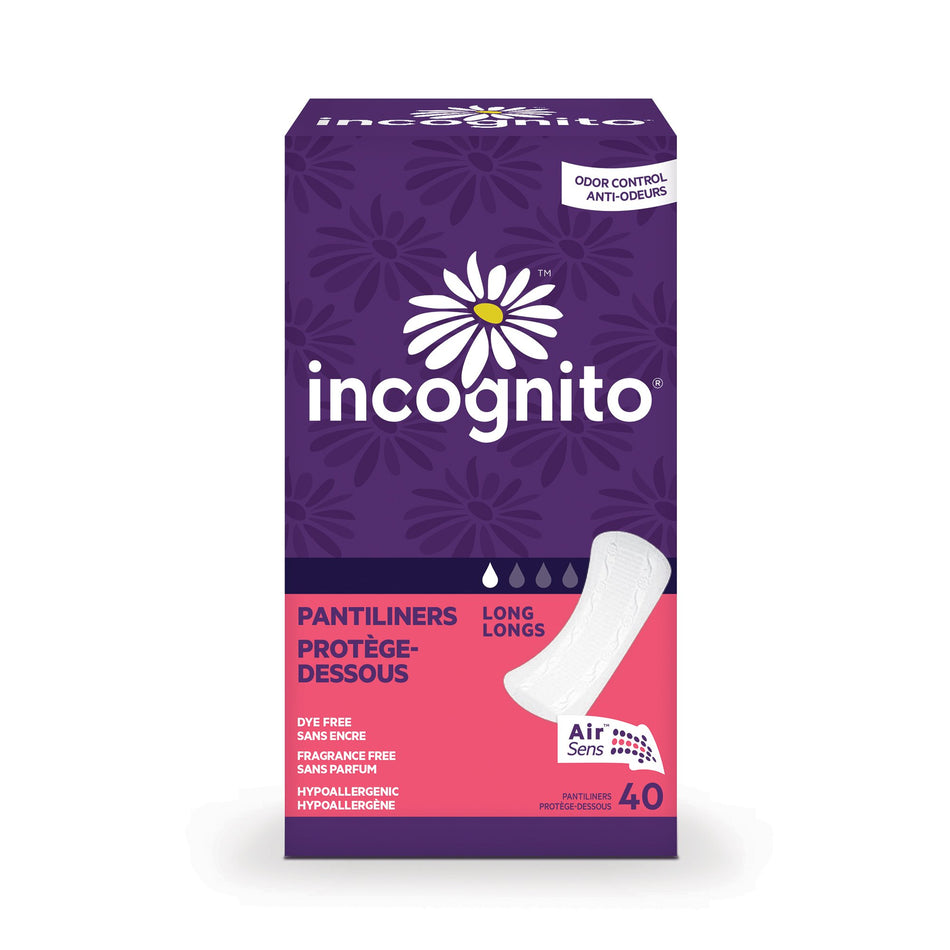 Panty Liner Incognito® Long Regular Absorbency