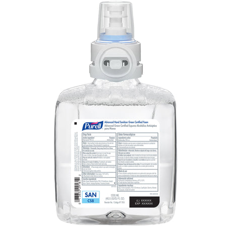 Purell® Advanced Green Certified Hand Sanitizer, 1200 mL Dispenser Refill Bottle - Personal Hygiene>Skin Care>Hand Sanitiz...