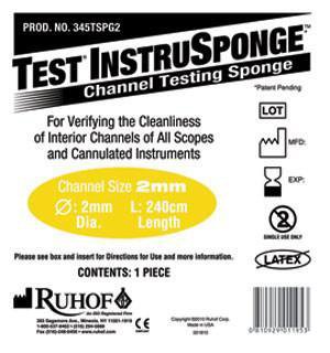 Channel Cleaning Verification Sponge Test® InstruSponge™