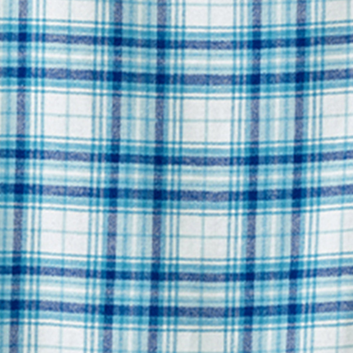 Silverts® Shoulder Snap Patient Exam Gown, Small, Turquoise Plaid