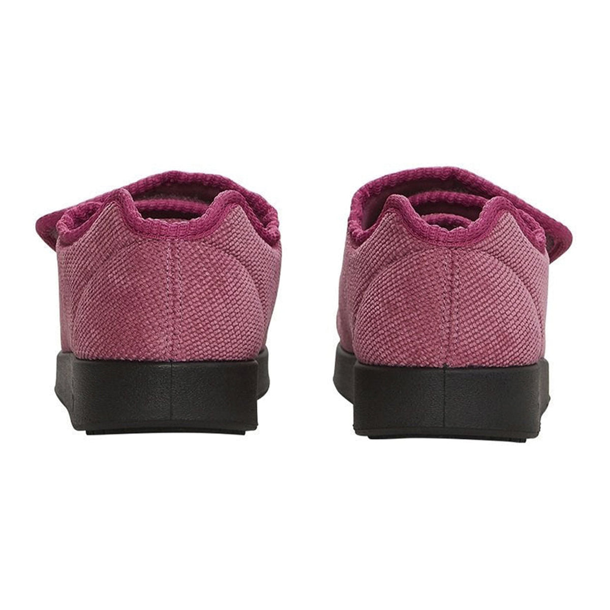 Silverts® Women's Double Extra Wide Easy Closure Slippers, Dusty Rose, Size 11