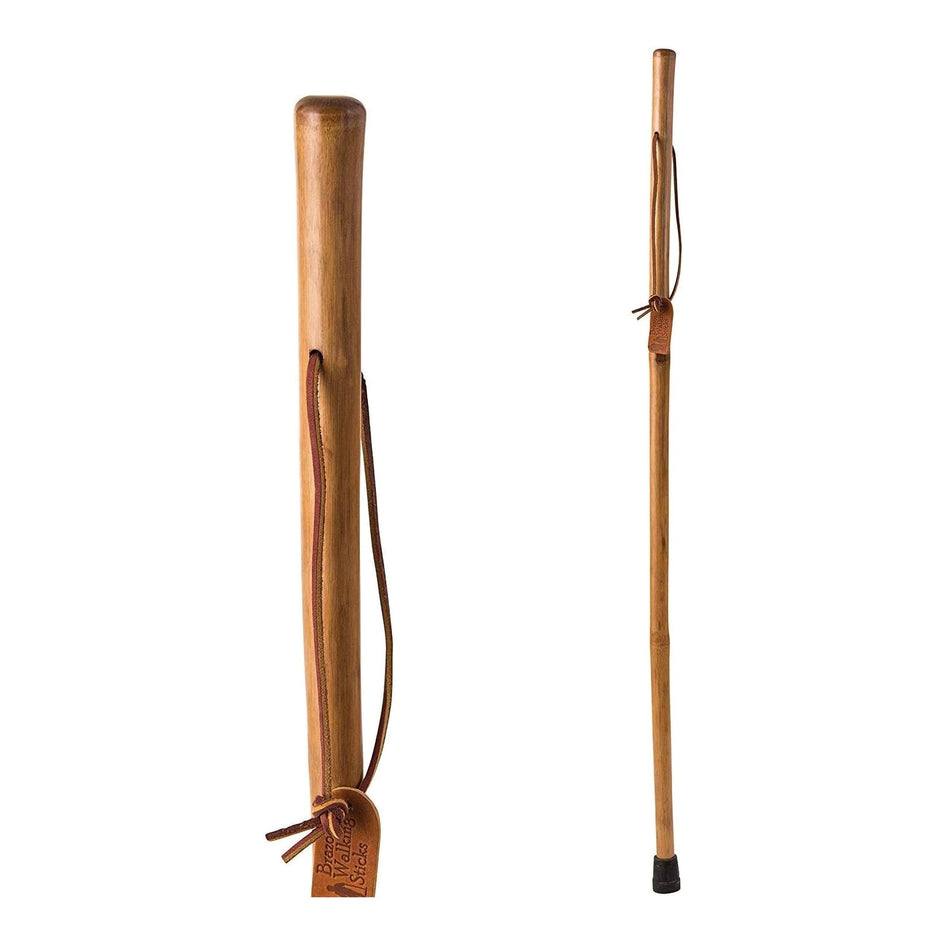 Walking Stick Brazos™ Free Form Wood 58 Inch Height Red Bamboo