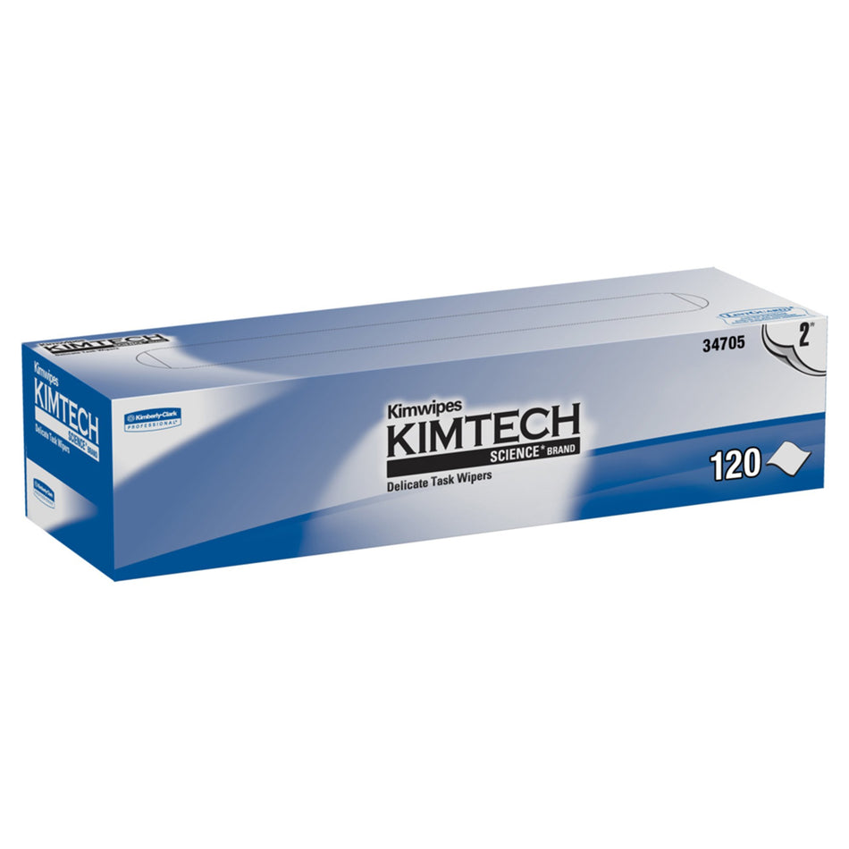 Delicate Task Wipe KimWipes® Science Kimwipes Light Duty White NonSterile 2-Ply Tissue 11.22 X 12.3 Inch Disposable
