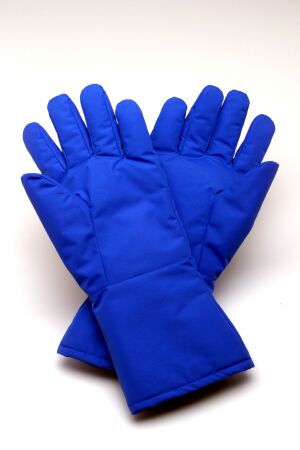 Cryogenic Glove Cryo-Gloves® Mid-Arm Size 9 Water Resistant Material Blue 14 to 15 Inch Straight Cuff NonSterile