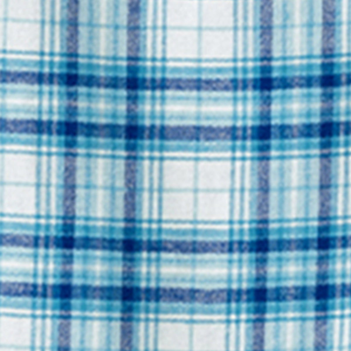 Silverts® Shoulder Snap Patient Exam Gown, Medium, Turquoise Plaid
