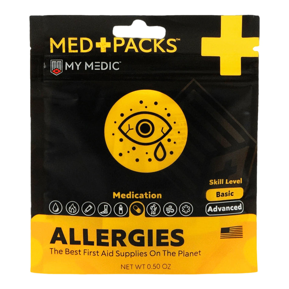 First Aid Kit My Medic™ MED PACKS Allergies Plastic Pouch