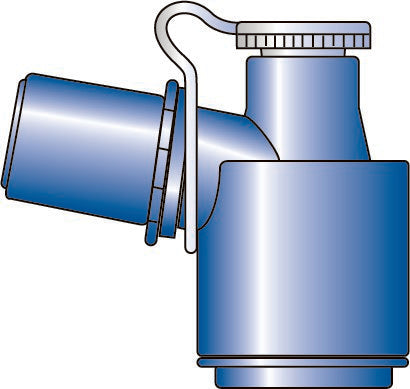 Diagnostic Adapter PORTEX® PEEP-KEEP™ Swivel Fiber Optic For Bronchoscope