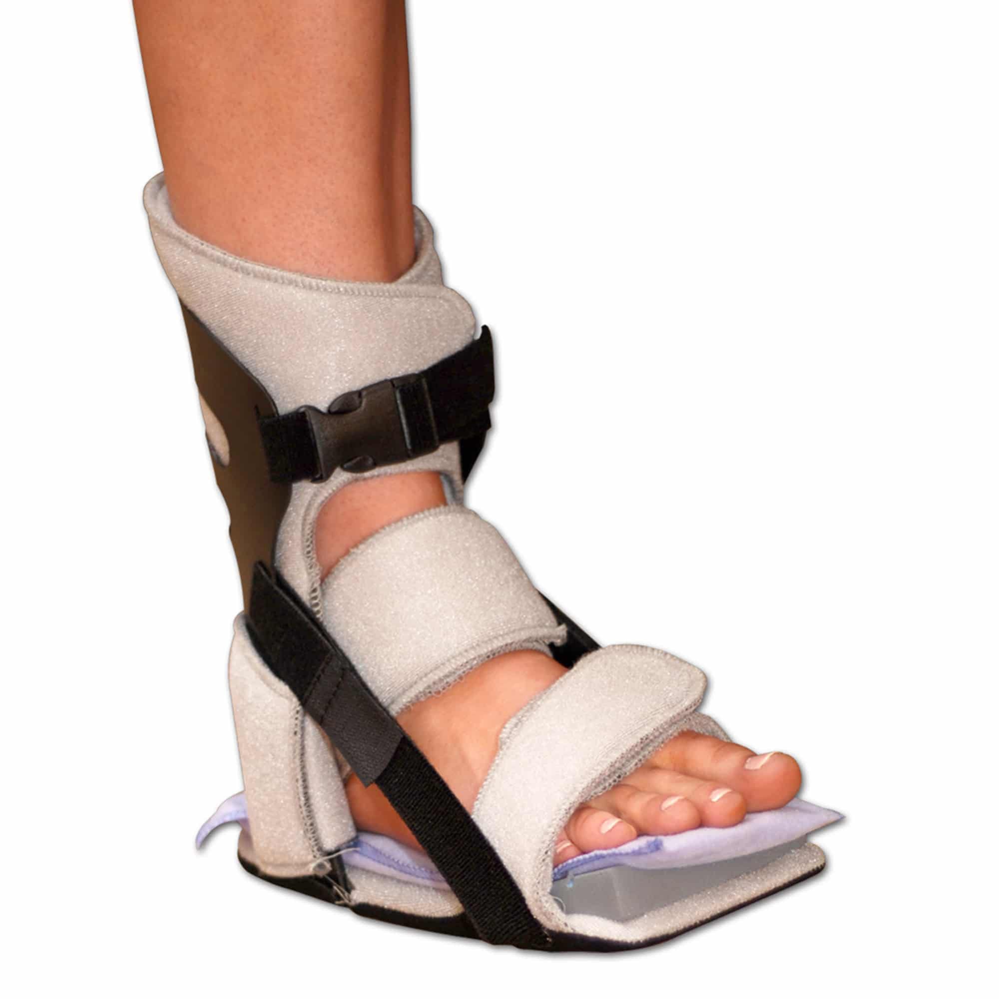 Plantar Fasciitis Night Splint with Ice Pack Nice Stretch® Original with Polar Ice® Large Buckle / Hook and Loop Closure Male 9 to 11 / Female 10 to 12 Left or Right Foot