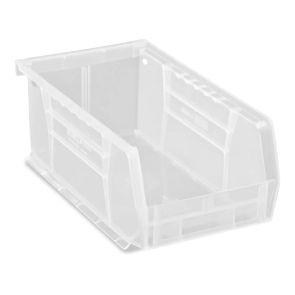 Stackable Storage Bin Uline® Clear Plastic 3 X 4 X 7-1/2 Inch