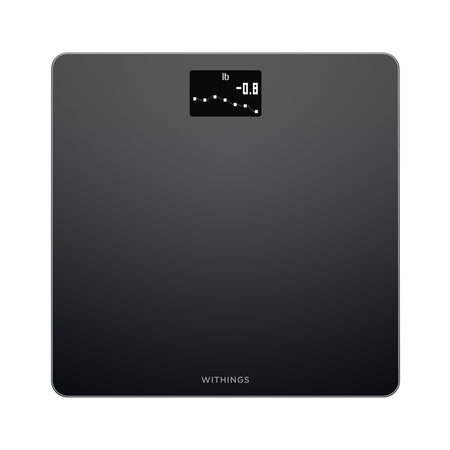 Floor Scale Withings Digital Display 5 -> 180kg (9 -> 396lb) Black Battery Operated