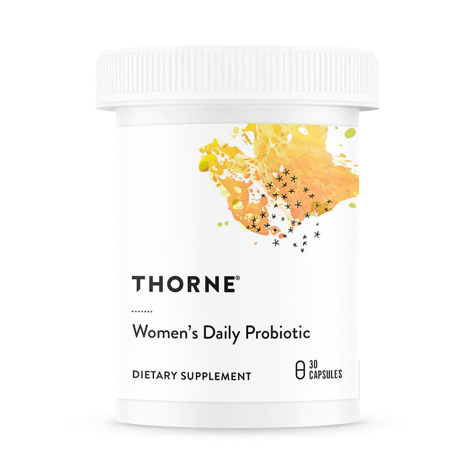 Probiotic Dietary Supplement THORNE® Women's Daily Probiotic 30 Per Bottle Capsule