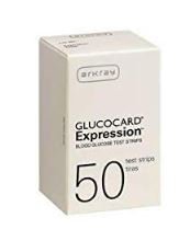 Blood Glucose Test Strips Glucocard® 50 Strips per Pack For Glucocard Blood Glucose Monitoring Meter - Diagnostic Instrume...