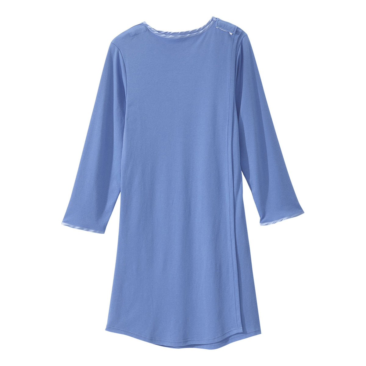 Silverts® Shoulder Snap Patient Exam Gown, Medium, Blue
