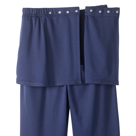 Silverts® Women's Open Back Soft Knit Pant, Navy Blue, 2X-Large