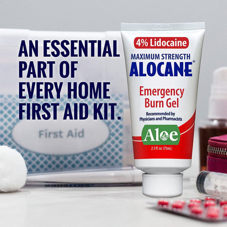 Alocane Emergency Burn Gel, Maximum Strength