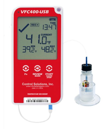 LogTag® VFC400-USB® Refrigerator / Freezer Vaccine Data Logger with Alarm