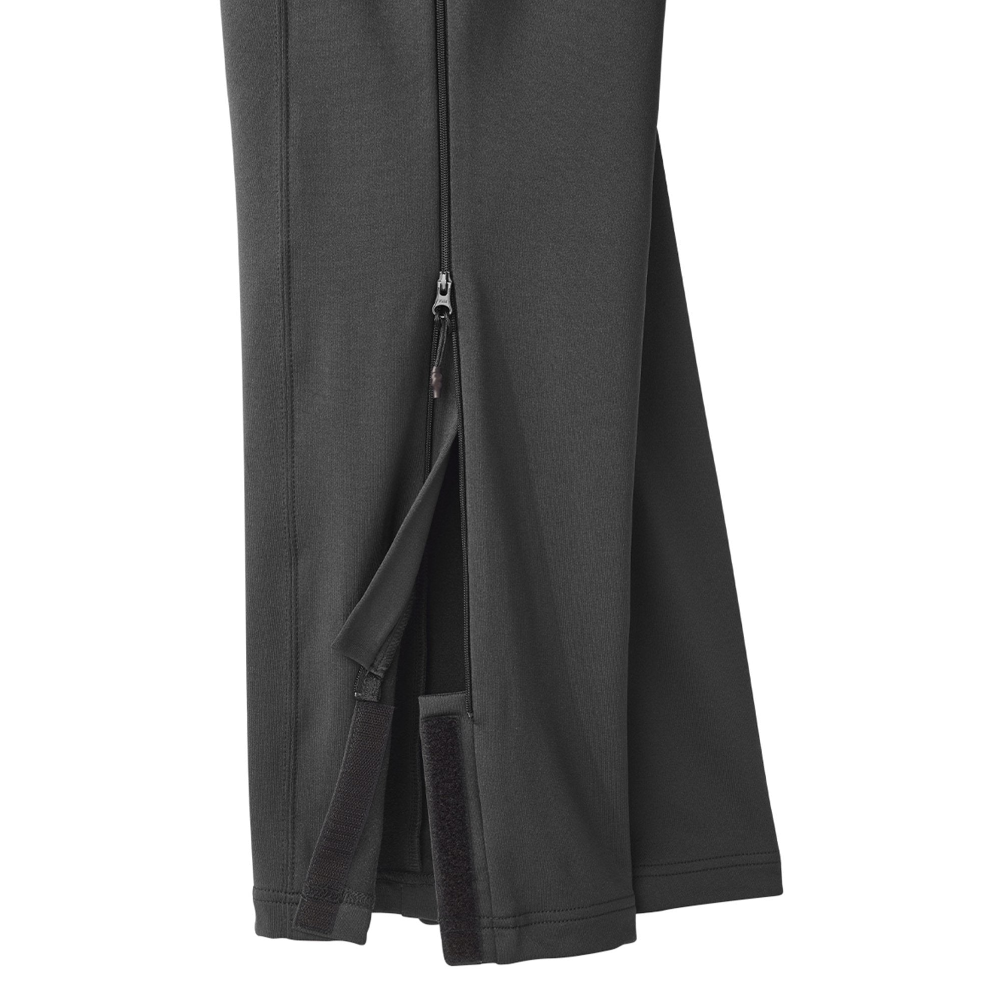 Silverts® Men's Easy Touch Side Zip Pant with Catheter Access, Black, Large