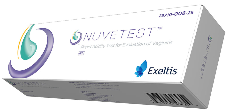 Sexual Health Test Kit NuveTest™ Bacterial Vaginosis (BV) / Trichomoniasis Test 25 Tests CLIA Waived