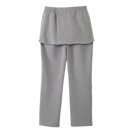 Adaptive Pants Silverts® Open Back Large Heather Gray Female