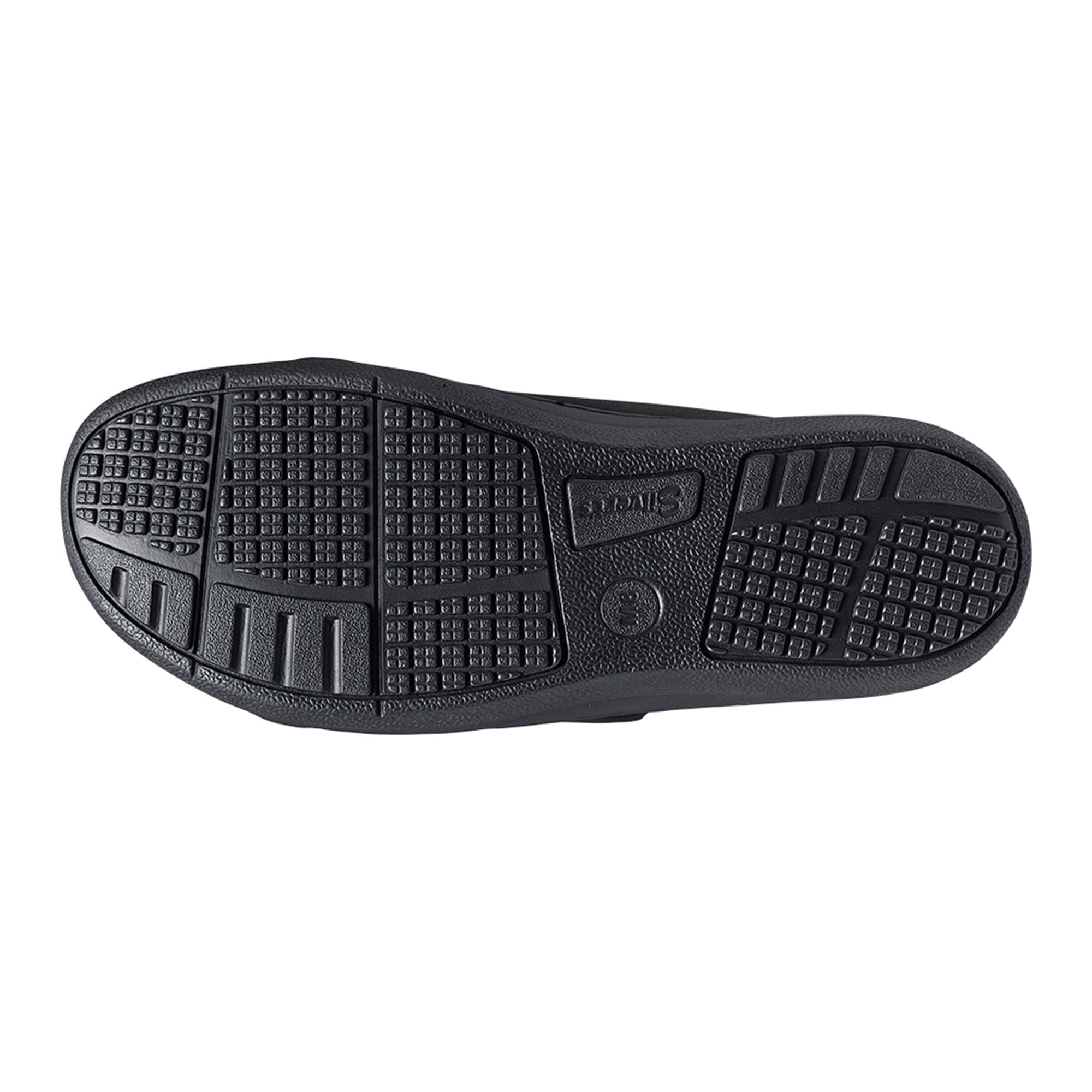 Silverts® Ultra Comfort Flex Hook and Loop Closure Shoe, Size 9, Black