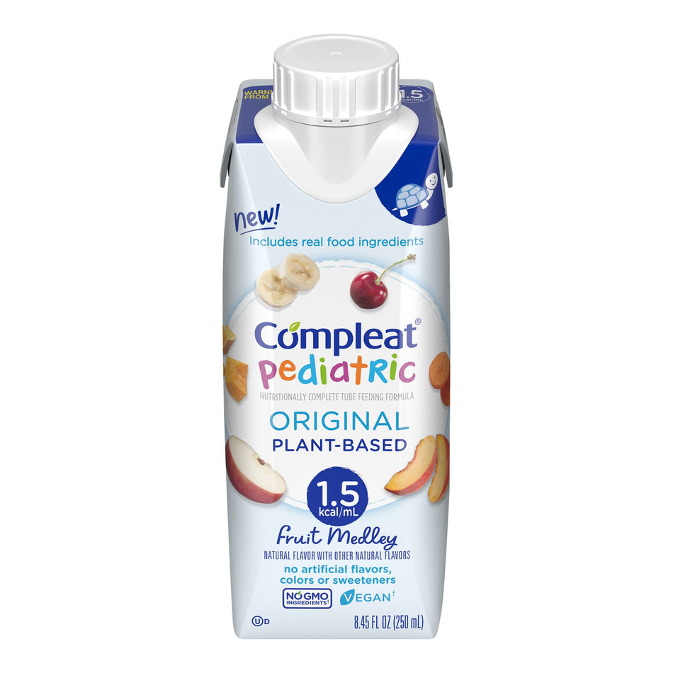 Compleat® Pediatric Original 1.5 Fruit Medley, 8.45-ounce Reclosable Carton - Nutritionals and Feeding Supplies>Nutritiona...