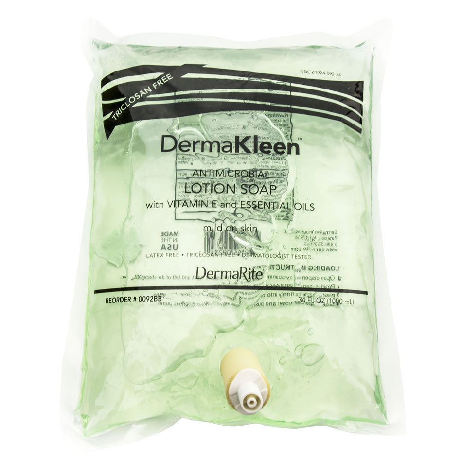 Antimicrobial Soap DermaKleen® Lotion 1,000 mL Dispenser Refill Bag Scented