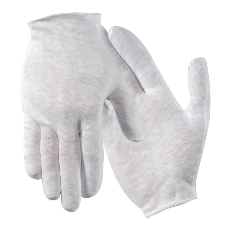 Glove Liner Full-Finger Cotton White Women's