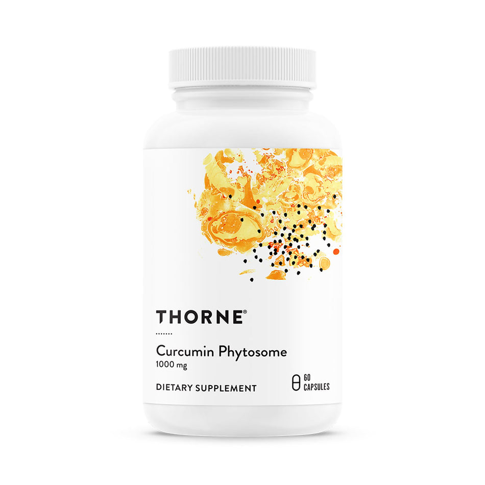 Dietary Supplement THORNE® Curcumin Phytosome 60s Curcumin Phytosome (Curcuma longa extract (root) / Phospholipid complex from Sunflower) 1,000 mg Strength Capsule 60 per Bottle