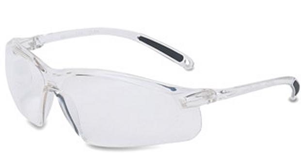 Safety Glasses Uvex A700 Series Wraparound Anti-scratch Coating Clear Tint Polycarbonate Lens Clear Frame Over Ear One Siz...