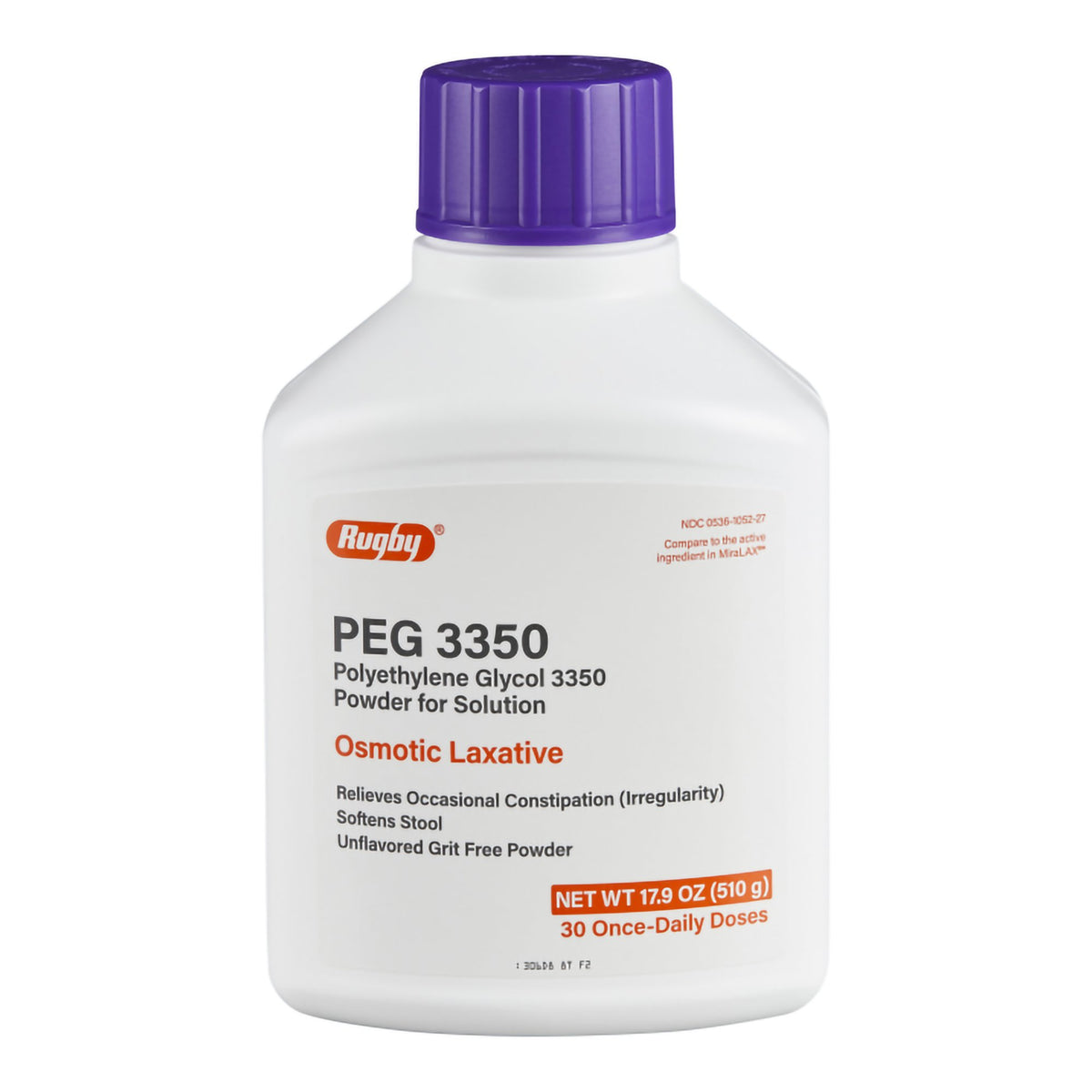 Polyethylene Glycol 3350 (PEG 3350) / Sodium Chloride / Sodium Bicarbonate / Potassium Chloride 510 Gram Powder for Soluti...