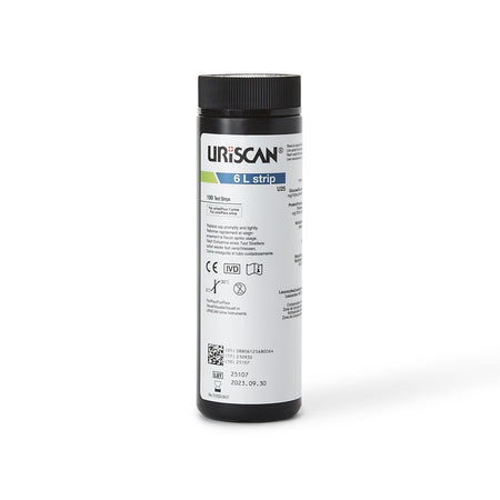 Uriscan Urine Reagent Strip for use with Consult Urine Analyzer 773 / Select Urine Analyzer 505 / Uriscan Optima Touch-Screen Urine Analyzer