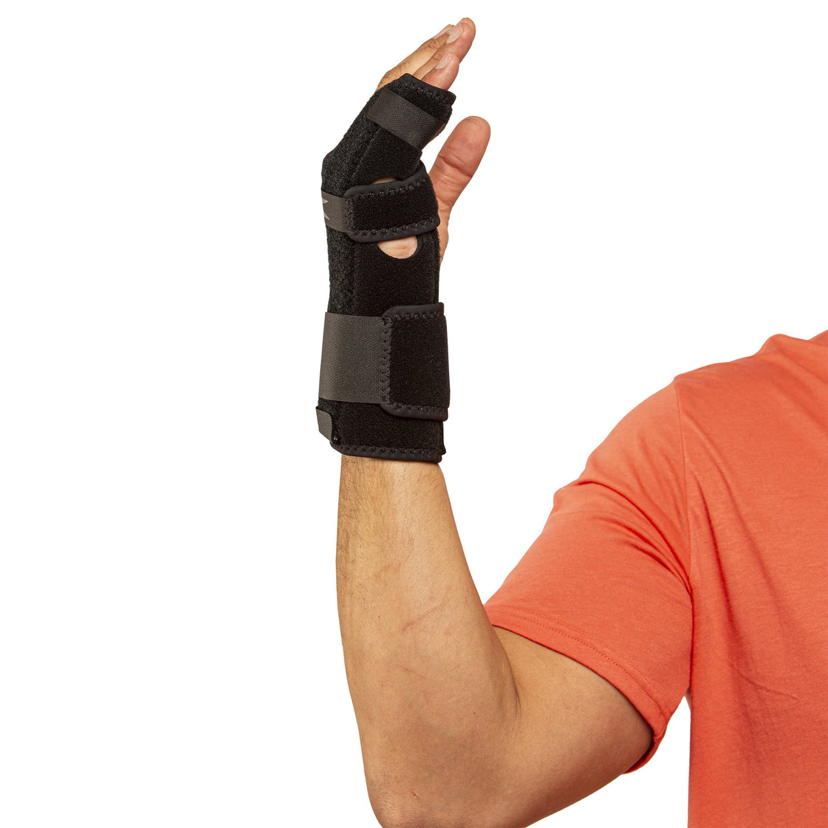 Hand / Finger Brace TKO® Standard Neoprene / Nylon / UBL Right Hand Black X-Large