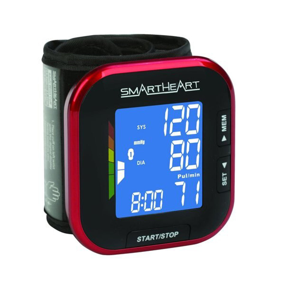Digital Blood Pressure Monitor Smartheart Adult Cuff 5.5 X 7.6 Inch Mobile