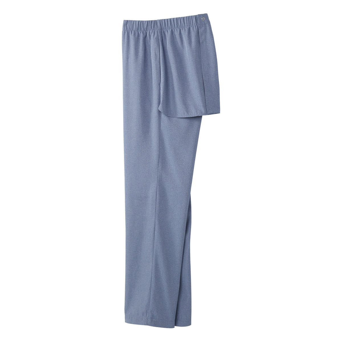 Silverts® Women's Open Back Gabardine Pant, Heather Chambary Blue, 3X-Large