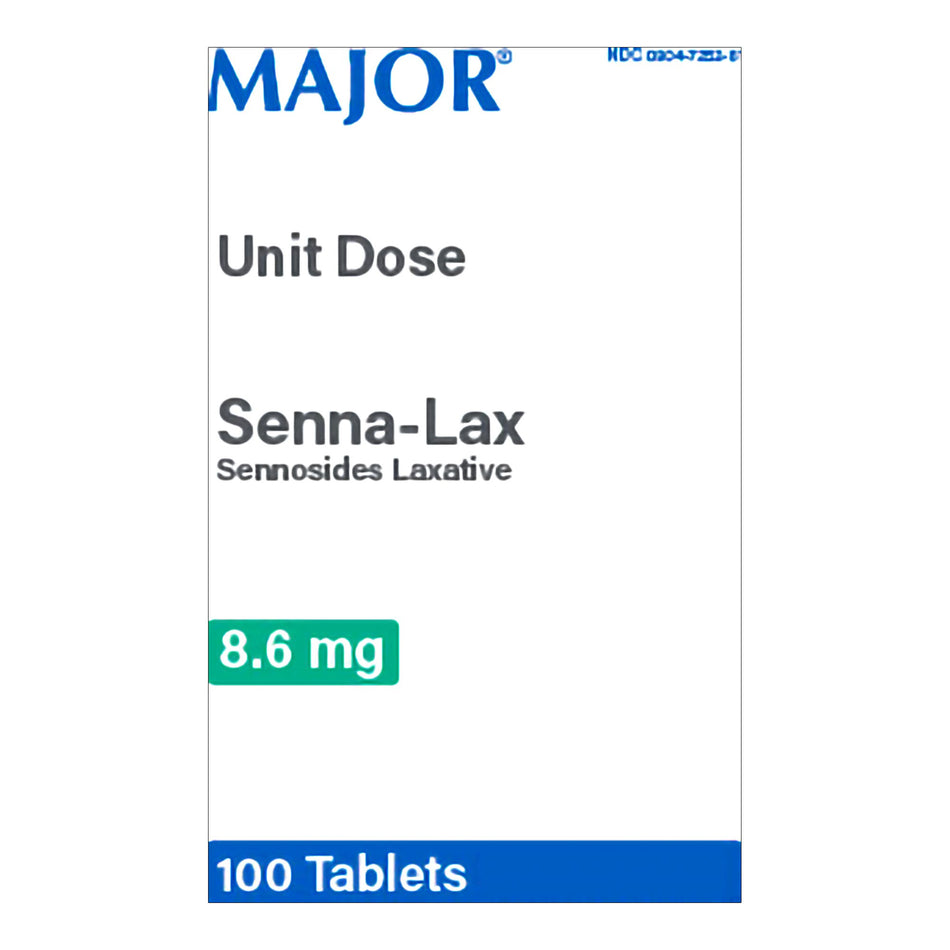 Laxative Major® Tablet 100 per Box 8.6 mg Strength Sennosides