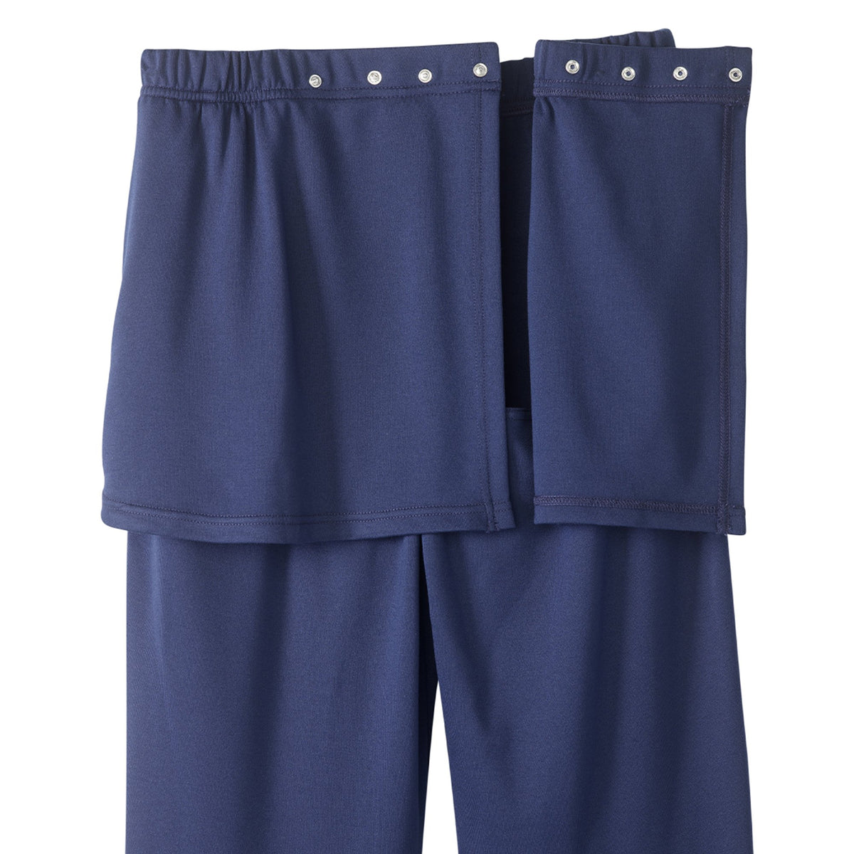 Silverts® Women's Open Back Soft Knit Pant, Navy Blue, Medium