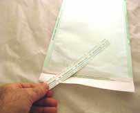 Sterilization Pouch Steriking® Ethylene Oxide (EO) Gas / Steam 7-1/2 X 13 Inch Transparent / White Self Seal Paper / Film